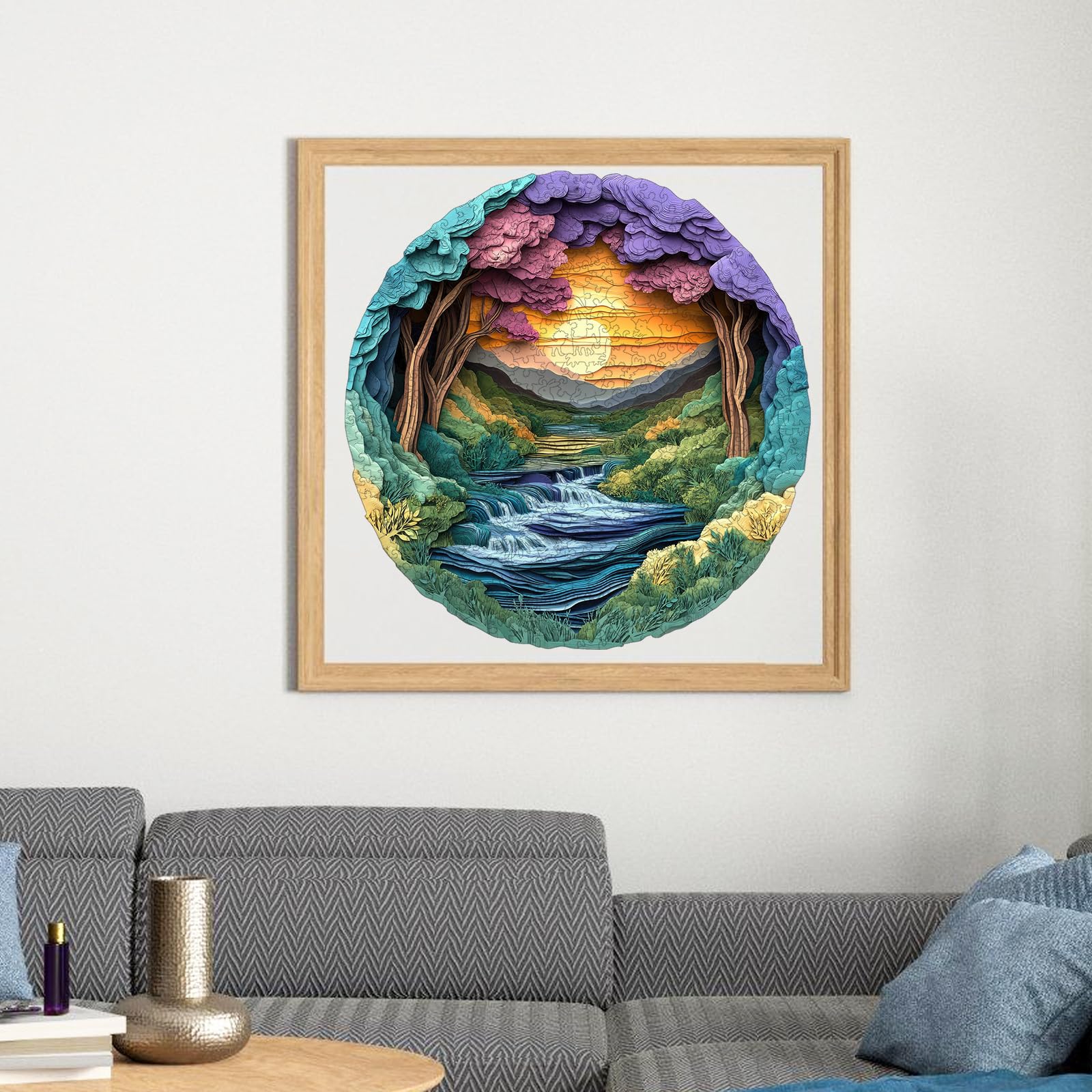 Amazon.com: MYS A·U·R Wooden Puzzles for Adults, 3D Vision Effects